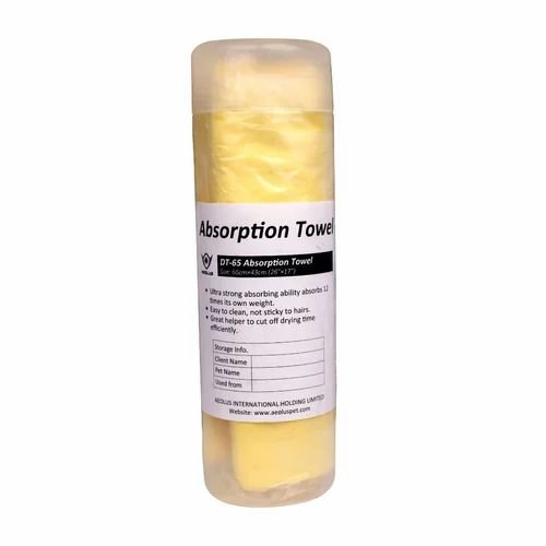 Super dry absorption towel yellow 