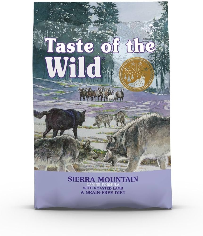 Taste of the wild sierra mountain canine formula with roasted lamb 12 kg  