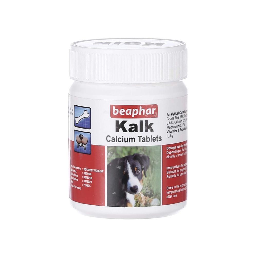 Beaphar kalk calcium tablets 