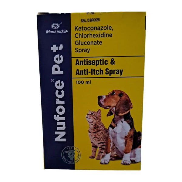 Mankind NUFORCE PET ANTICEPTIC AND ANTI TCH SPRAY 