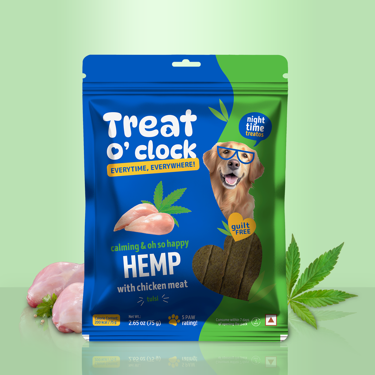 Treat o clock HEMP flavour